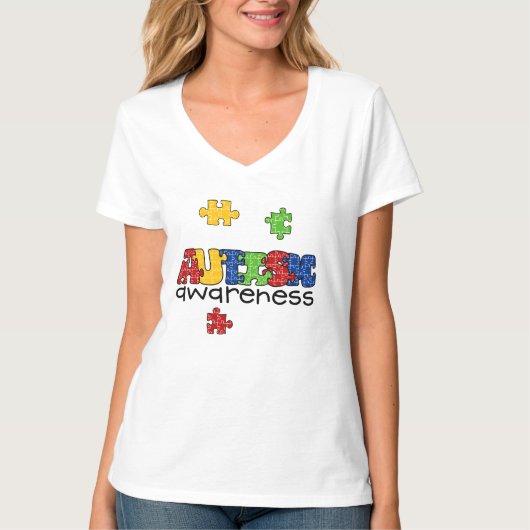 Autisme Awareness Design T-shirt (Voorkant)