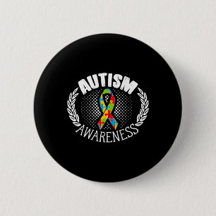 Autisme Awareness Disabilities Maand 1 Ronde Button 5,7 Cm