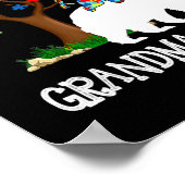Autisme Awareness Grandma Beer Support Autistic Poster (Hoek)