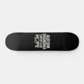 Autisme Awareness Grandma Skateboard (Horizontaal)