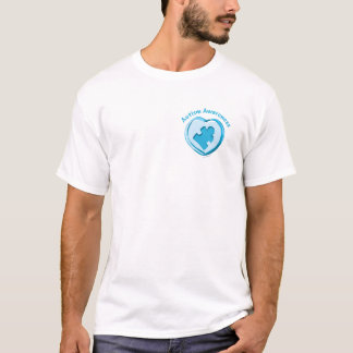 Autisme Awareness Heart T-shirt