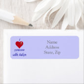 Autisme Awareness Lint labels (Insitu)