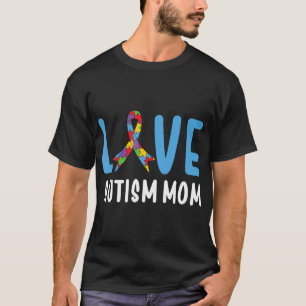 Autisme Awareness Love Autism Mama Mama Moeder Wom T-shirt