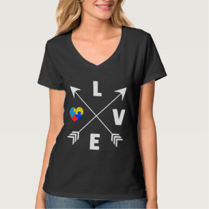 Autisme Awareness Love Cross Autisme T-shirt