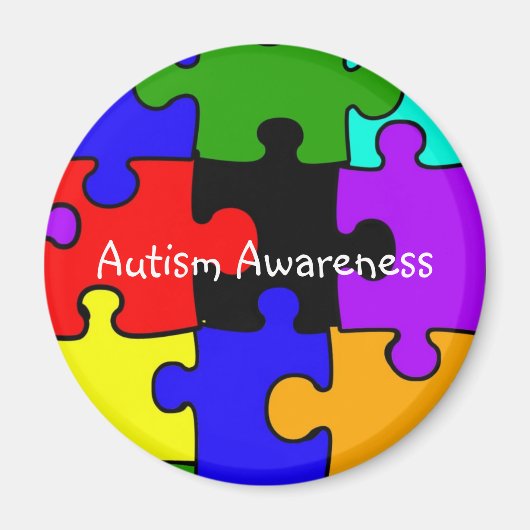 Autisme Awareness Magnet Magneet (Voorkant)