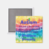 Autisme Awareness Magnet Magneet (Voorkant / Achterkant)