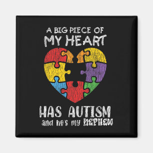Autisme Awareness oom tante Family Autistic Kind A Magneet