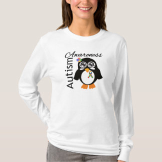 Autisme Awareness Penguin T-shirt