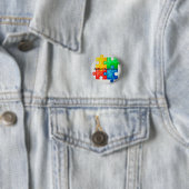 Autisme Awareness pins Ronde Button 3,2 Cm (In situ)