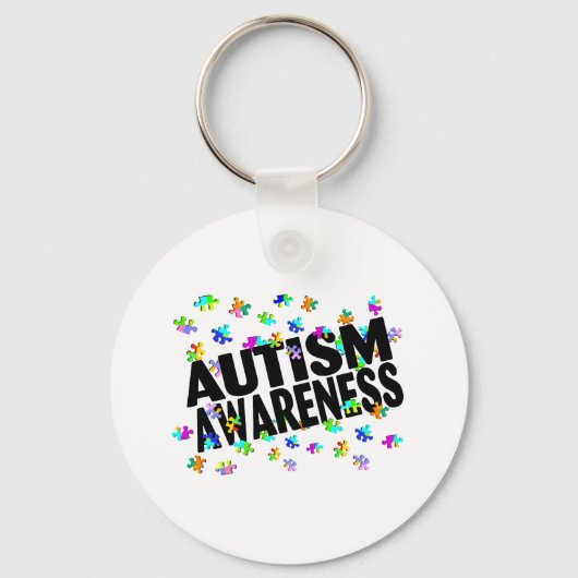 Autisme Awareness (PP) Sleutelhanger (Voorkant)