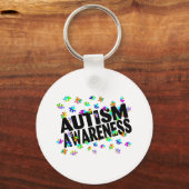 Autisme Awareness (PP) Sleutelhanger (Voorkant)