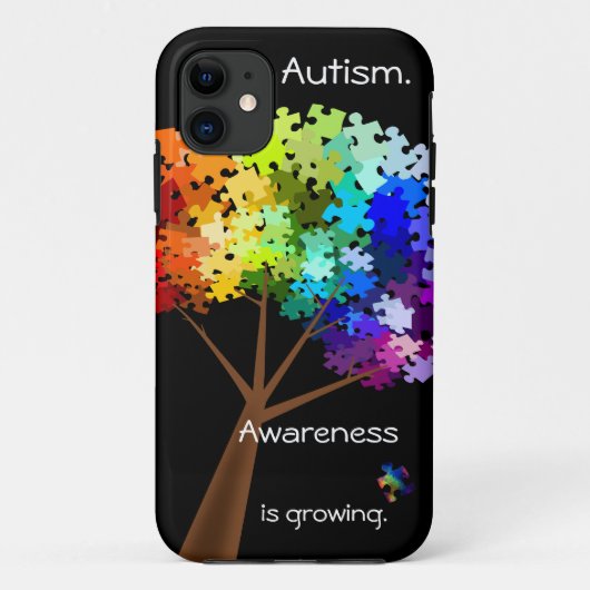 Autisme Awareness Puzzle Tree Case-Mate iPhone Case (Achterkant)