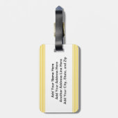 Autisme Awareness Ribbon Bagagelabel (Achterkant verticaal)