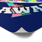 Autisme Awareness Ribbon Poster (Hoek)