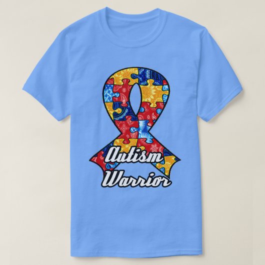 Autisme Awareness Ribbon T-shirt (Design voorkant)