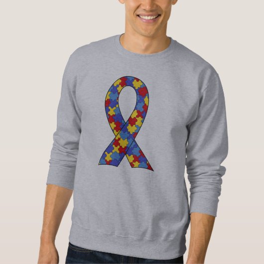 Autisme Awareness Ribbon Trui (Voorkant)