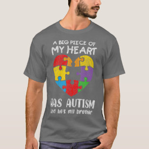 Autisme Awareness Sister Brother Autistic Kinder A T-shirt
