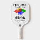 Autisme Awareness Special Education Teachers Custo Pickleball Paddle (Achterkant)