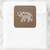 Autisme Awareness Sticker: Olifant Sticker (Tas)