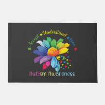 Autisme Awareness Sunflower Accepteert begrip lief