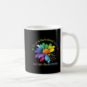 Autisme Awareness Sunflower Accepteert begrip lief Koffiemok