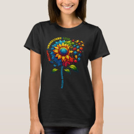 Autisme Awareness Sunflower T-shirt