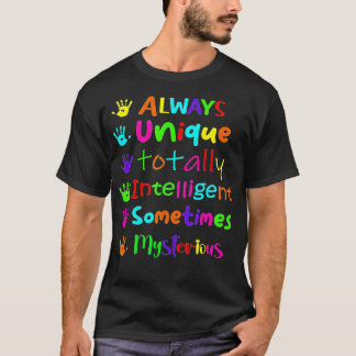 Autisme Awareness Support Autistic Kinderen for Ma T-shirt