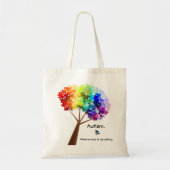 Autisme Awareness Tree Bag Tote Bag (Voorkant)