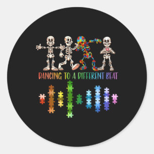 Autisme Awareness voor Disabilities Awareness Day Ronde Sticker