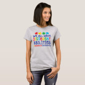 Autisme Awareness Women's Basic T-Shirt (Voorkant volledig)
