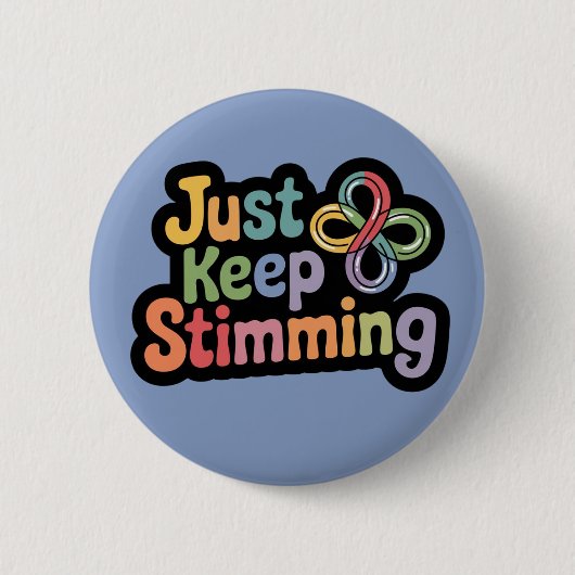 Autisme badge Stim on stimming neuro (Devant)
