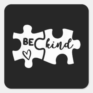 Autisme Be Child Vierkante Sticker