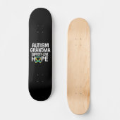 Autisme Bewust Oma Skateboard (Voorkant)