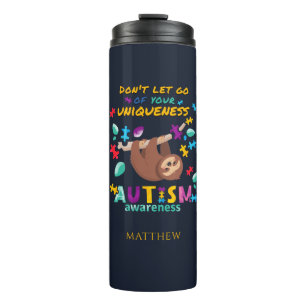 Autisme Bewustheid laat je unieke karakter niet lo Thermosbeker