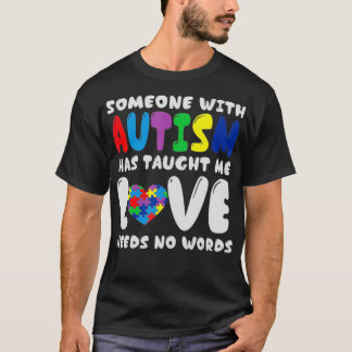 Autisme Bewustheid, Liefde heeft geen woorden nodi T-shirt