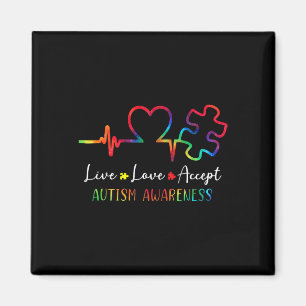 Autisme Bewustheid Mannen Vrouwen Kinder liefde Ac Magneet
