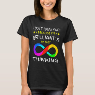 Autisme Bewustheid Puzle Piece Rainbow Infinfinity T-shirt