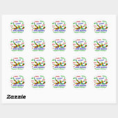 AUTISME BEWUSTMAAND APRIL RONDE STICKER (Vel)