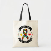Autisme - Bewustmaking - Canvas tas (Voorkant)