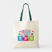 Autisme - Bewustmaking - Canvas tas (Achterkant)