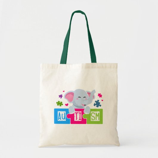 Autisme - Bewustmaking - Canvas tas (Voorkant)