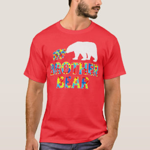 Autisme - Bewustmakingsbreder Beer ondersteunt Aut T-shirt