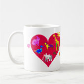 Autisme-bewustmakingsdieren Koffiemok (Links)