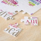 Autisme-bewustmakingsproducten Legpuzzel (Zijkant)