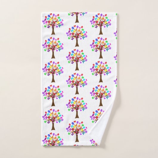 Autisme-bewustmakingsstructuur Bad Handdoek (Handdoek)