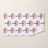 Autisme-bewustmakingsstructuur Bad Handdoek (Handdoek)