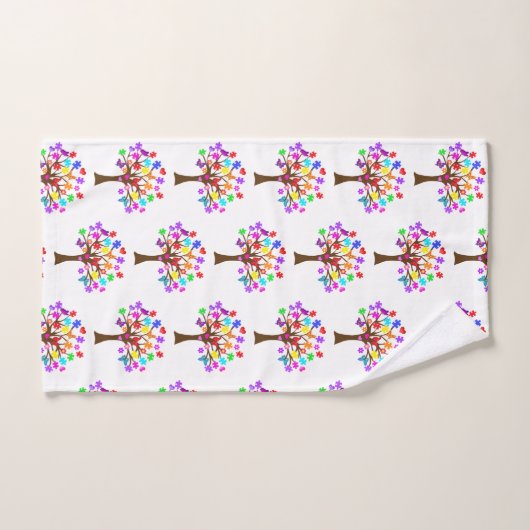 Autisme-bewustmakingsstructuur Bad Handdoek (Handdoek)