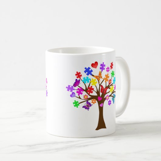 Autisme-bewustmakingsstructuur Koffiemok (Voorkant rechts)