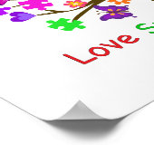 Autisme-bewustmakingsstructuur Poster (Hoek)