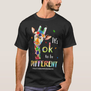 Autisme-bewustwording Acceptatie vrouwen Kind dat  T-shirt